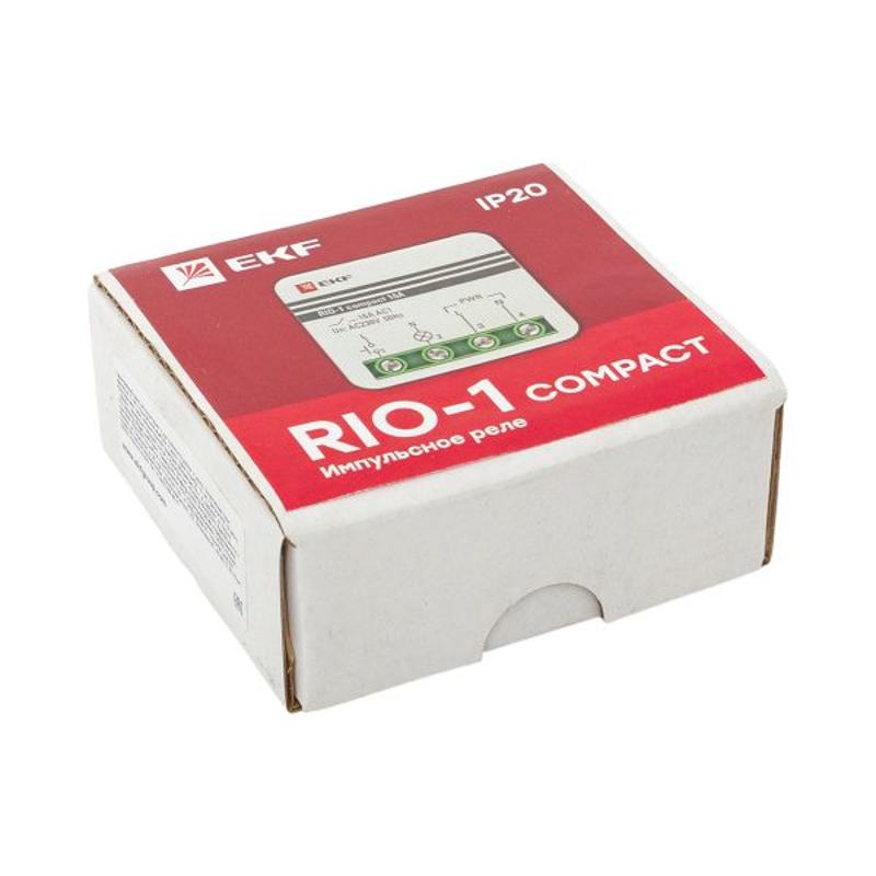 Импульсное реле RIO-1 compact 10А EKF PROxima | rio-1k-10 | EKF — миниатюра 11