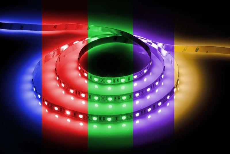 Лента светодиодная LS606, готовый комплект 3м 60SMD(5050)/м 14.4Вт/м IP20 12V RGB | 27722 | Feron — фото 1 | Sento