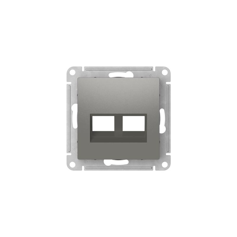 AtlasDesign Сталь Накладка двойная для информационных функций типа Keystone | ATN000990 | SE — миниатюра 2
