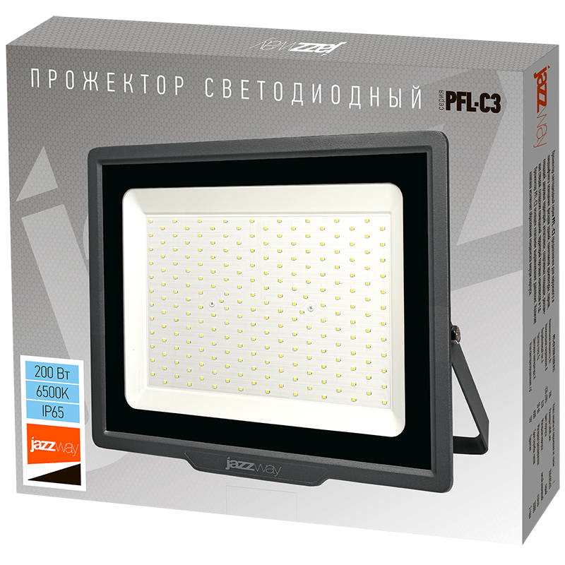 Прожектор светодиодный PFL- C3 200w (compact) 6500K IP65 | .5023666A | Jazzway — миниатюра 6