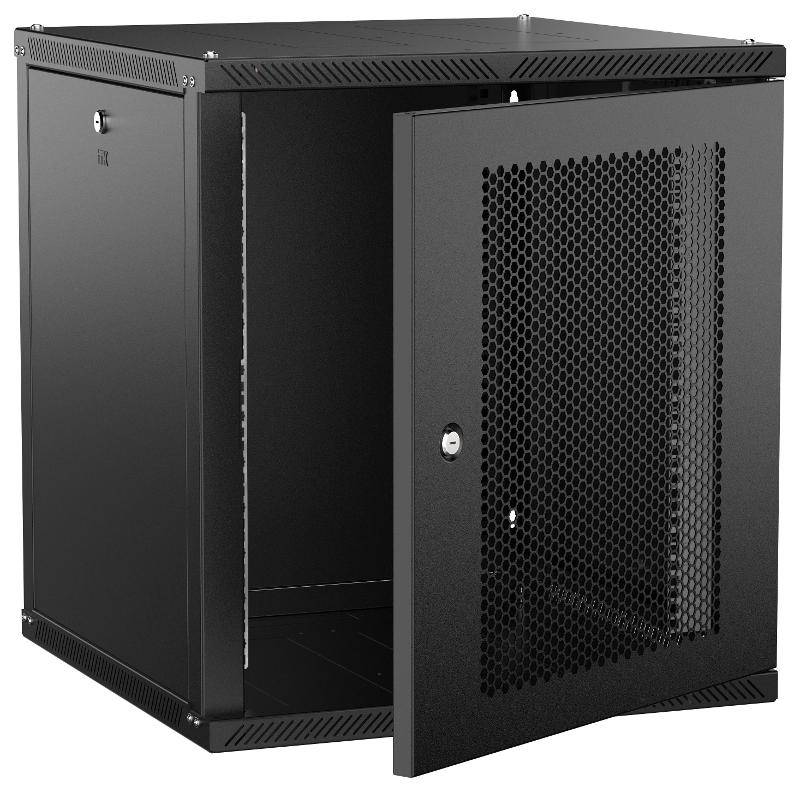 ITK LINEA W Шкаф 12U 600х600мм дверь перф. черный 2.0| LWR5-12U66-PF-2| ITK — ITK