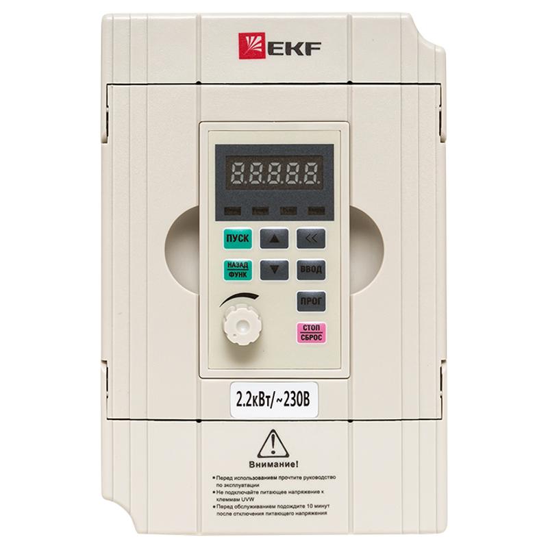 Преобразователь частоты 2,2/4кВт 1х230В VECTOR-100 EKF PROxima | VT100-2R2-1B | EKF — миниатюра 5