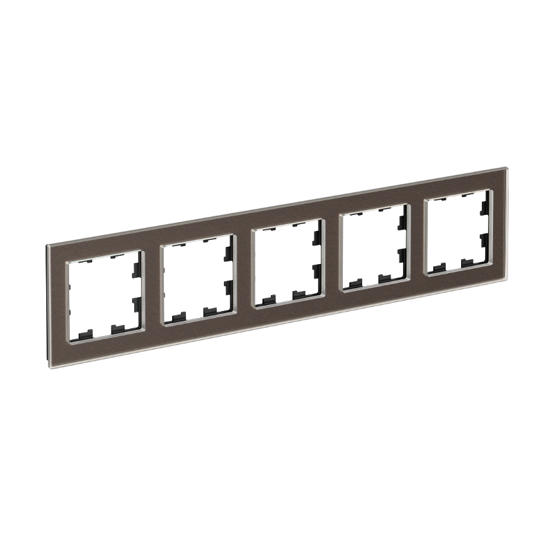 AtlasDesign Nature Мокко Рамка 5-ая, органическое стекло | ATN320605 | SE — Systeme Electric