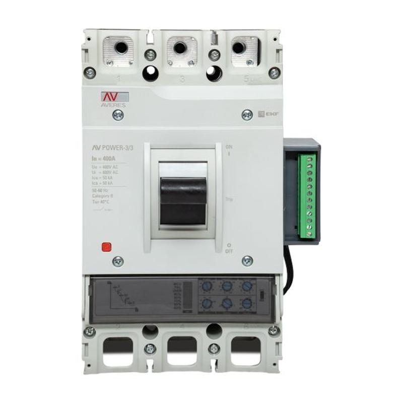 Выключатель автоматический AV POWER-3/3 400А 50kA ETU2.2 | mccb-33-400-2.2-av | EKF — миниатюра 17