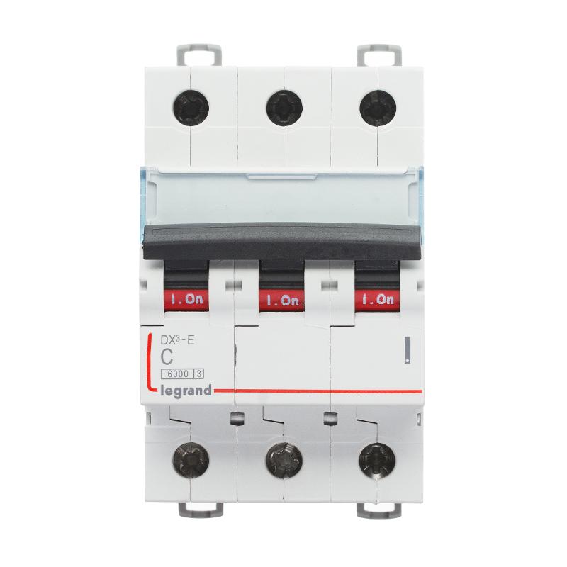 Выключатель автоматический трехполюсный DX3-E 6000 3А C 6кА — миниатюра 4