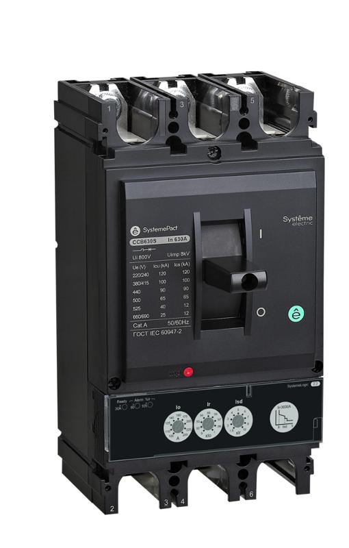 АВТ.ВЫКЛ SYSTEMEPACT CCB400 100KA 3P3D S2.3 400A РЫЧАГ | SPC400S40023L3DF | SE — Systeme Electric