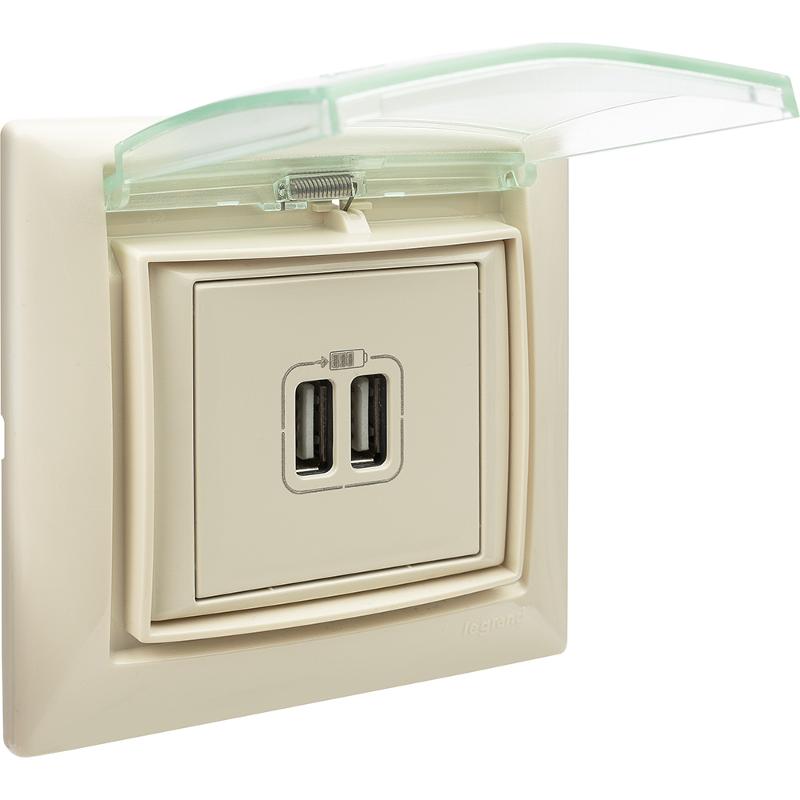 Valena Сл. кость Розетка 2-ая USB — миниатюра 18