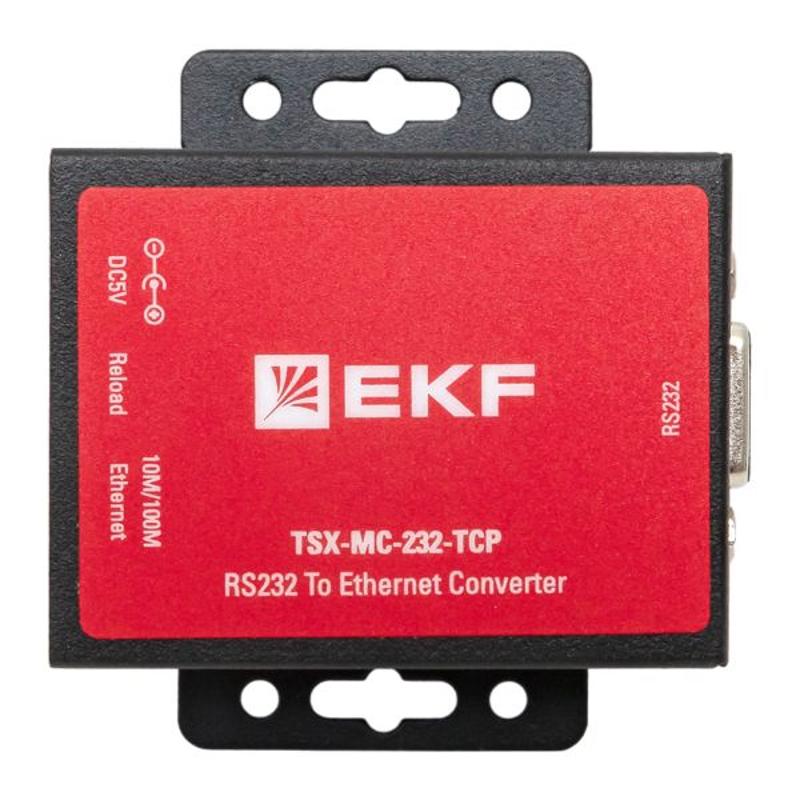 1-портовый преобразователь RS-232 в Ethernet, , MC-232-TCP TSX |TSX-MC-232-TCP|EKF — миниатюра 16