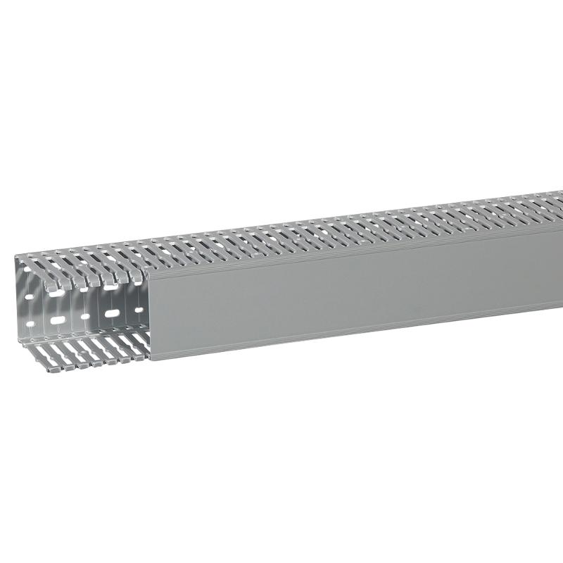 Кабель-канал (крышка + основание) Transcab - 80x100 мм - серый RAL 7030 | 636118 | Legrand — Legrand