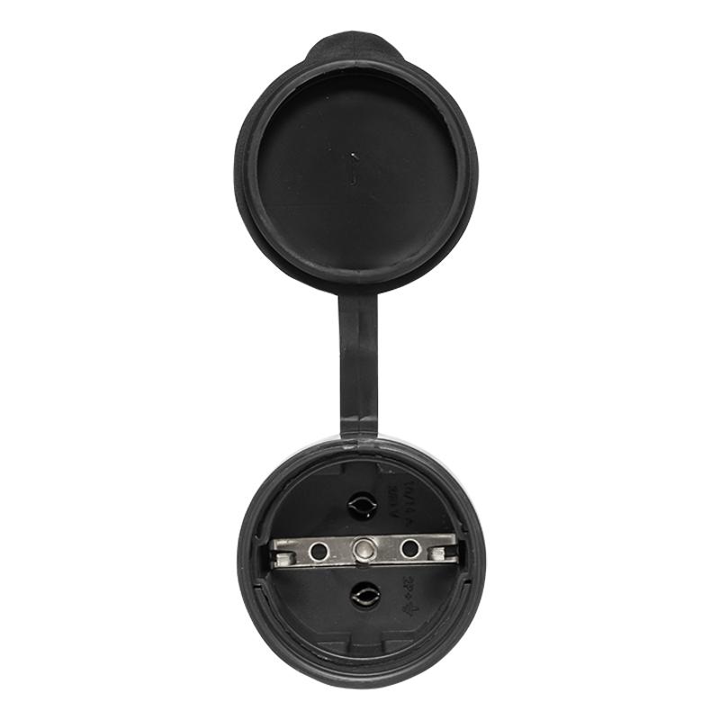 Роз. перенос. с защитной крышкой каучуковая 230В 2P+PE 16A IP44 EKF PRO |  RPS-012-16-230-44-r |  EKF — миниатюра 7