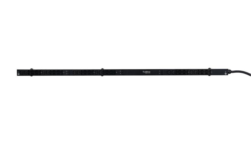 БРП Uniprom, базовый, 0U, 400В, 3Ф, 32A, 36xC13 12xC19, 3м кабель, IEC309 | UP7586 | SE — миниатюра 7