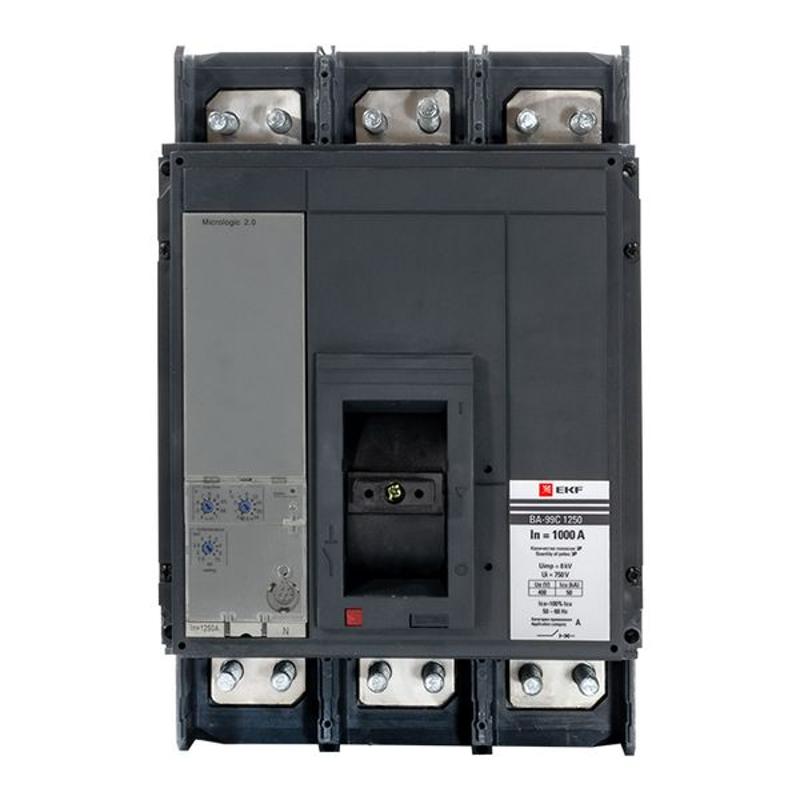 Выключатель автоматический ВА-99C (Compact NS) 1250/1000А 3P 50кА PROxima | mccb99C-1250-1000 | EKF — миниатюра 7
