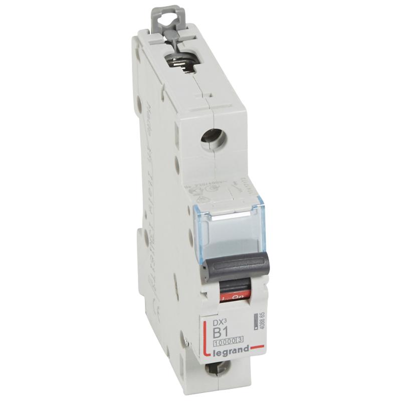 Выключатель автоматический  однополюсный DX3 10000 1А B 16кА | 408865 | Legrand — Legrand