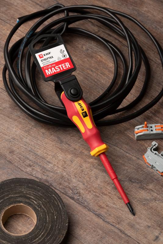 Отвертка Master PZ1x80 мм 1000В EKF Basic|pz-1-80-mas-in|EKF — миниатюра 9
