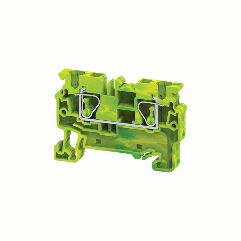 Клемма заземляющая пружинная OptiClip CXG-4-PE-(0,2-4) | 289760 | КЭАЗ — фото 1 | Sento