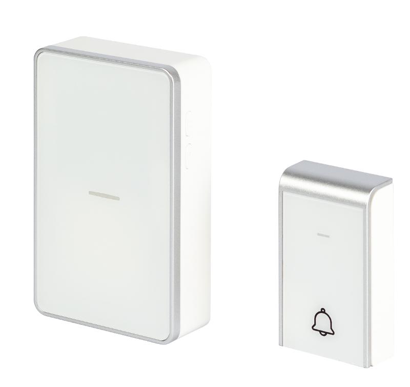 Звонок дверной ЭРА C103W беспроводной LED подсветка IP44 150 м белый 38 мелодий | Б0072157 | ЭРА — ЭРА (Энергия света)