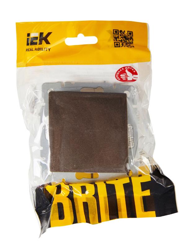 BRITE Выключатель 1-клавишный перекрестный 10А ВС10-1-3-БрТБ темная бронза | BR-V13-0-10-K45 | IEK — миниатюра 6
