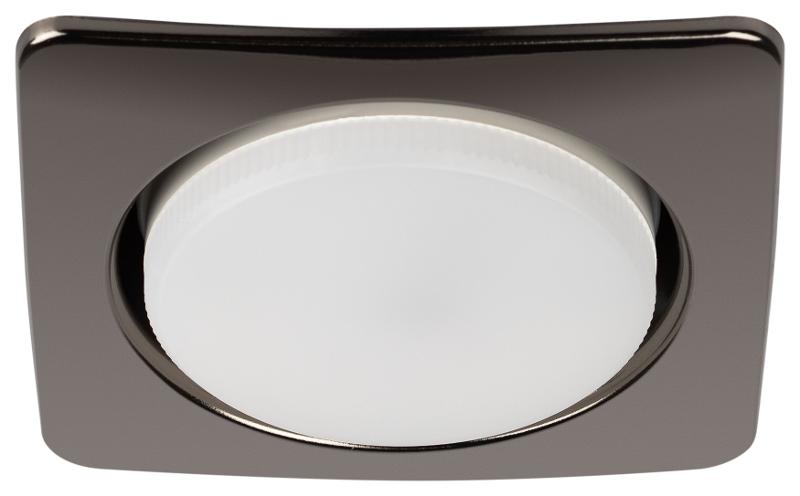 Светильник встраиваемый точечный под лампу GX53 KL71 BK /1 (к) квадр., 220V, 13W, черный металл | Б0048957 | ЭРА — миниатюра 1