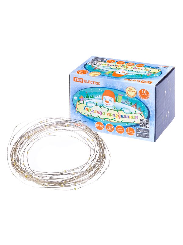 Гирлянда светодиодная "Роса100" 100LED, 10м, 3000К, 250 В, | SQ0361-0057 | TDM ELECTRIC — TDM ELECTRIC