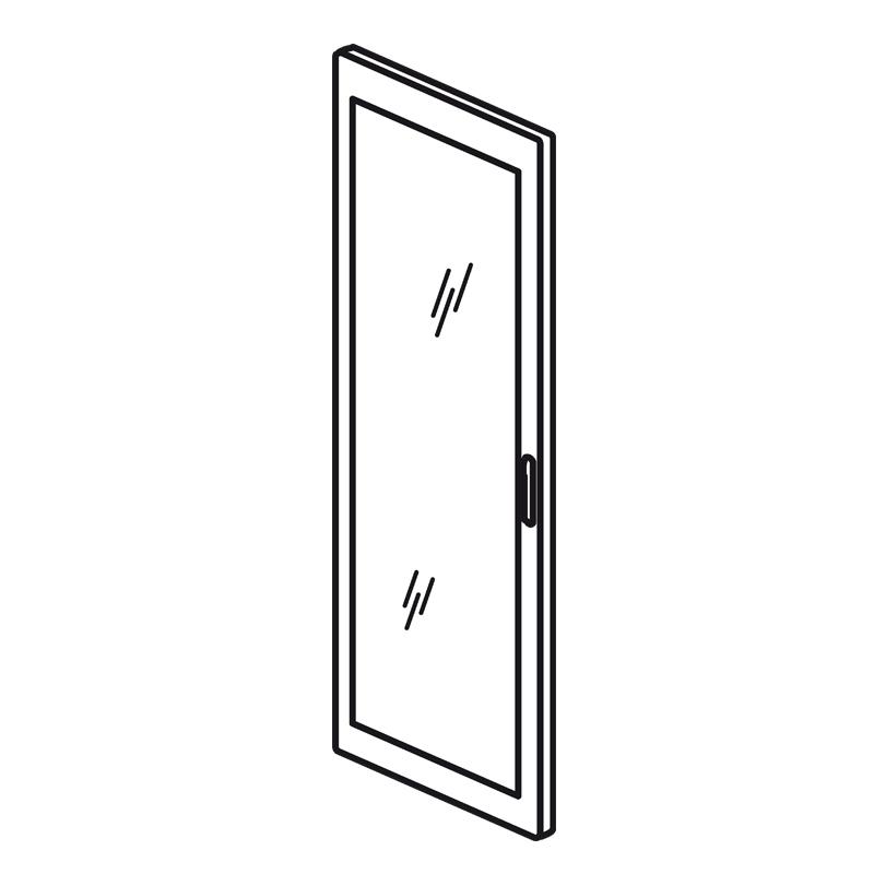 Реверсивная дверь остекленная - XL3 4000 - ширина 725 мм | 020564 | Legrand — Legrand