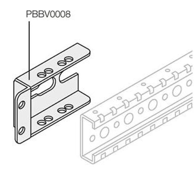Уголок для вертик. шин сбоку шкафа (8шт)|1STQ007430A0000 | ABB — ABB