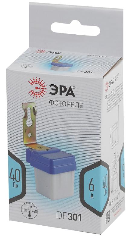 Фотореле DF 301 настенное макс. нагрузка 1300 ВА IP44 серый | Б0043804 | ЭРА — миниатюра 2