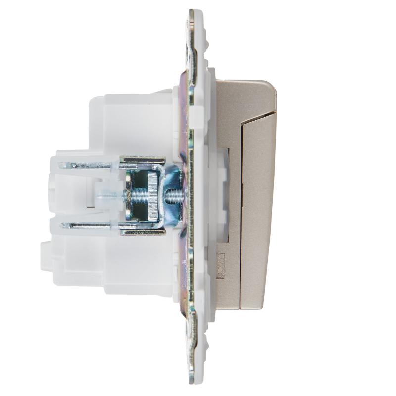 SKANDY Розетка з/к/ш кр. 16А IP44 SK-R11Sh шампань | SK-R16-16-44-K37 | IEK — миниатюра 4