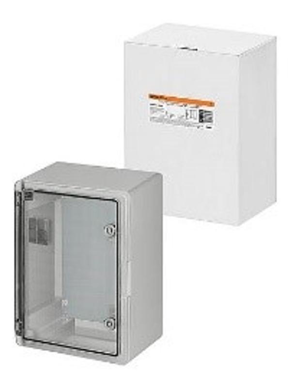 Бокс пластиковый навесной ЩМП-0-4, прозр. крышка, ABS, IP65, от -45 до +75 °С (400x300x210) | SQ0933-0223 | TDM — TDM ELECTRIC