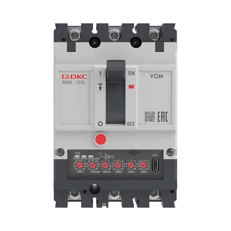 Авт. выкл. YON pro MNX125L 3P 32A 70kA при AC415V расц. ETA | MNX125L3PETA0032 | DKC — миниатюра 3