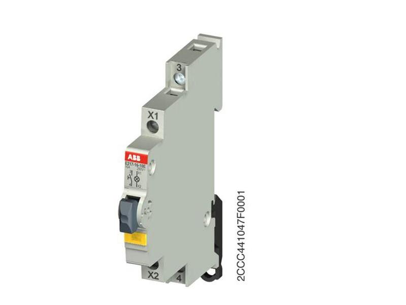 Выключатель кнопочный с подсветкой желтый E217-16-10E | 2CCA703163R0001 | ABB — ABB