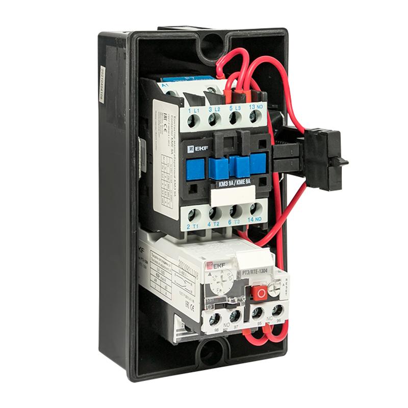 Пускатель в корпусе КМЭ 9А 230В с РТЭ Ir-0,4-0,63А IP65 EKF PROxima | ctrp-r-9-230v-0,4-0,63A | EKF — миниатюра 9