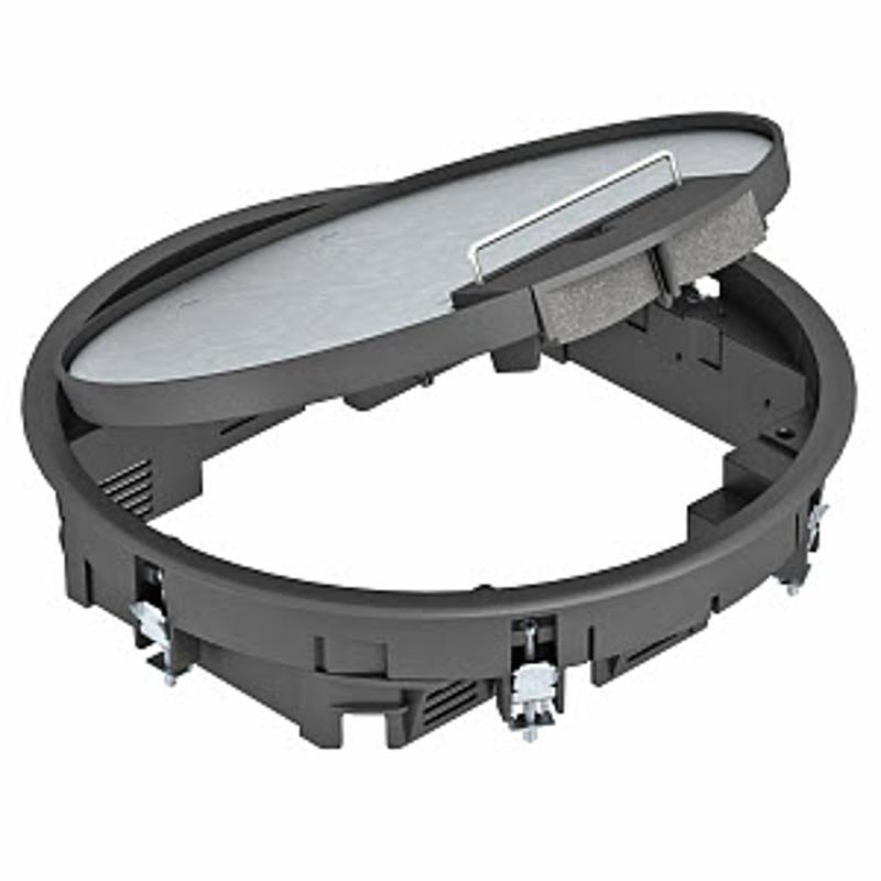 Лючок GESR7U (универсальный) 10xModul45 (полиамид,черный) (GESR7 10U 9011) | 7405456 | OBO Bettermann — миниатюра 2