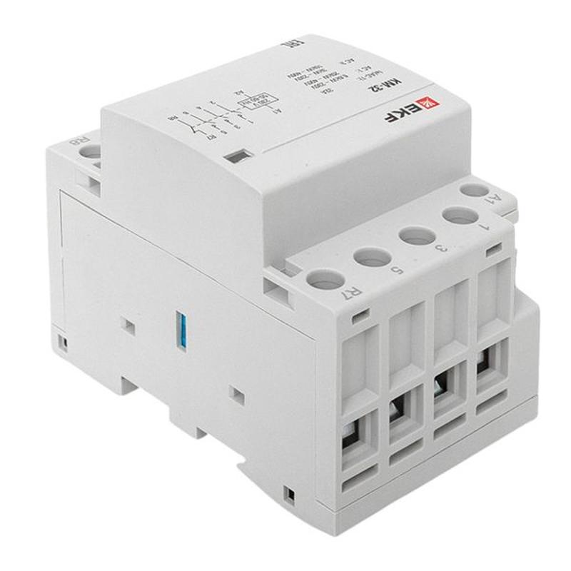 Контактор модульный КМ 32А 3NО+NC (3 мод.) EKF PROxima | km-3-32-31 | EKF — миниатюра 22