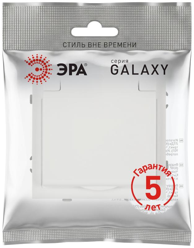 Розетка Galaxy 15-2103-08 c заземлением 2P+E Schuko со шторками с крышкой 16А-250В IP20 белый матовый | Б0070672 | ЭРА — миниатюра 2