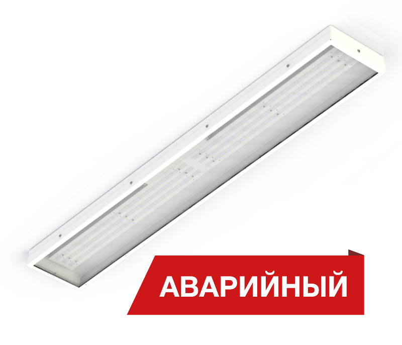 Светодиодный светильник Diora NPO Glass 38/5000 opal 5000лм 38Вт 4000K IP65 0.7PF 80Ra Кп<1 Аварийный |DNPOG38-O-4K-A | Diora — Diora