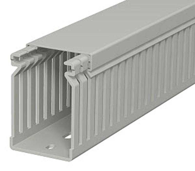 Распределительный кабельный канал LK4 60x40x2000 мм (ПВХ,серый) (LK4 60040) | 6178031 | OBO Bettermann — миниатюра 2