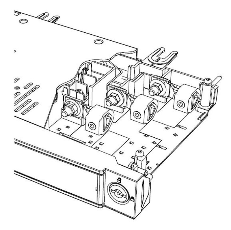 Кабельные зажимы для XR00 10-95мм (набор 3шт) | 1SEP408499R0001 | ABB — ABB