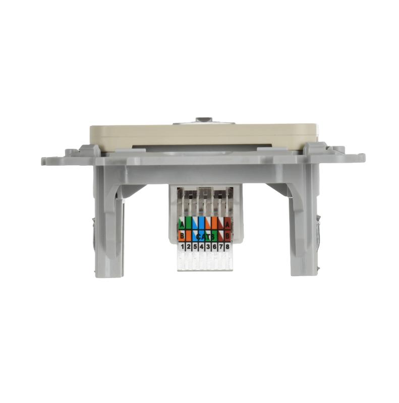 FLITE Розетка компьютерная RJ45 кат.6 UTP РК6-1-0-ФлСл сливочный | FI-K12-2-K86 | IEK — миниатюра 4