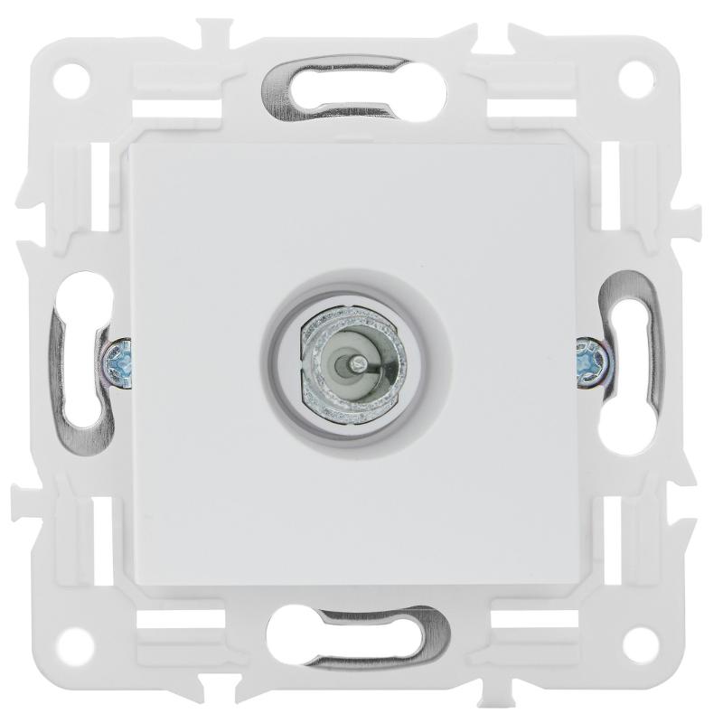 SKANDY Розетка TV проходная SK-A17W арктический белый | SK-A10-P-K01 | IEK — миниатюра 2