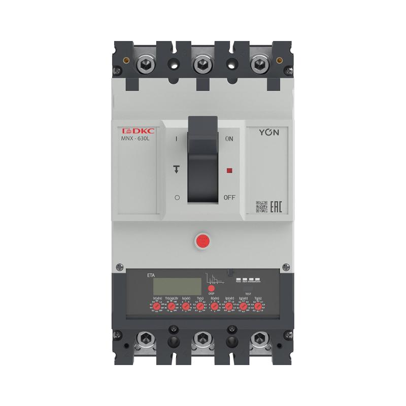 Авт. выкл. YON pro MNX630L 3P 630A 70kA при AC415V расц. ETA | MNX630L3PETA0630 | DKC — миниатюра 3