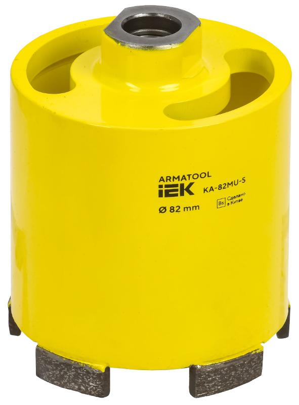 ARMATOOL Коронка алмазная для дрели с микроуд. KA-82MU-S | TKA21-082-100-MU-S | IEK — IEK (ИЭК)