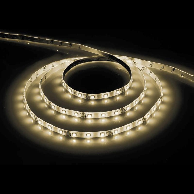 Лента светодиодная LS604/ 60SMD(2835)/м 4.8Вт/м 12V IP65 5000*8*3.8мм 3000К | 27640 | FERON — миниатюра 2