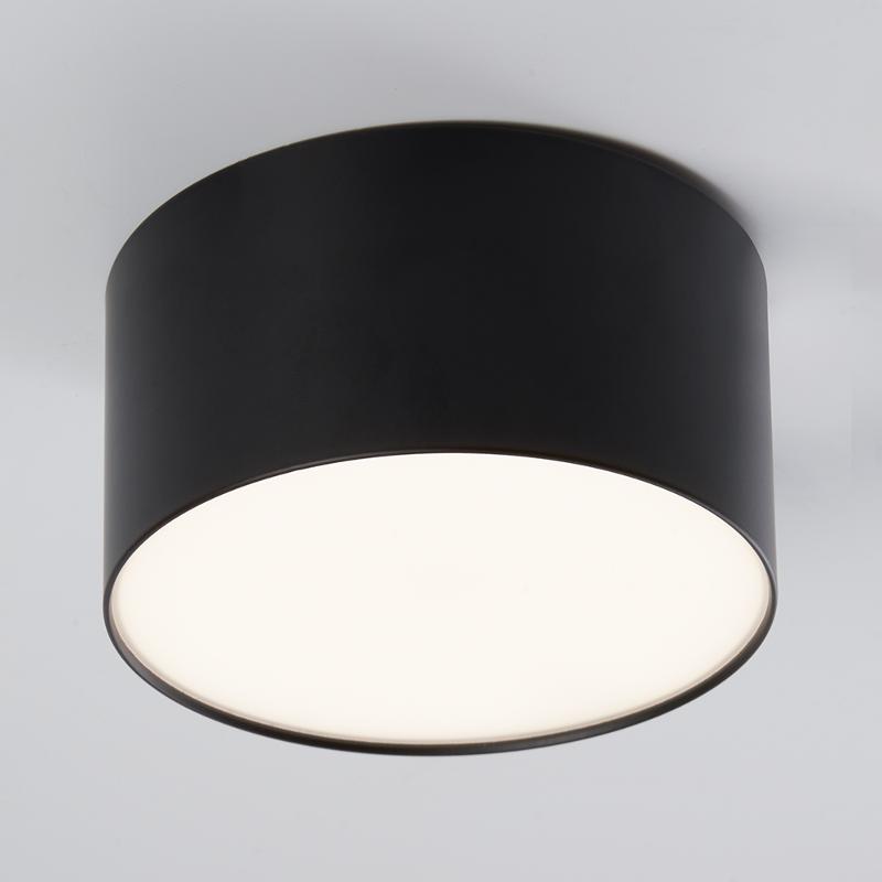 Светильник накладной со светодиодами, 10W, 700Lm, черный (4000К), AL200 “Simple matte” | 48075 | FERON — миниатюра 2