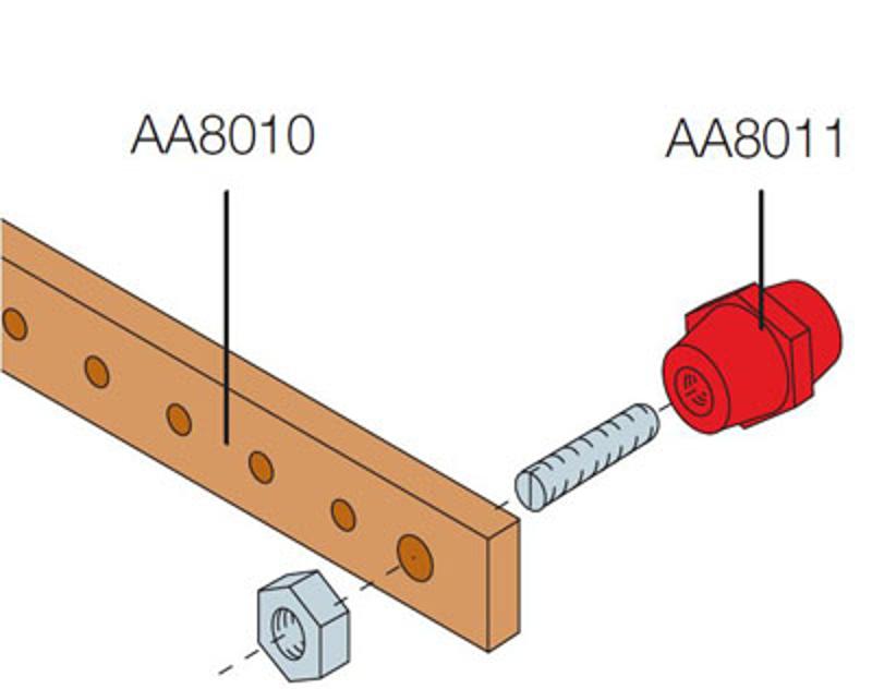 Изолятор шины (1упак=5шт) | AA8011 | ABB — ABB