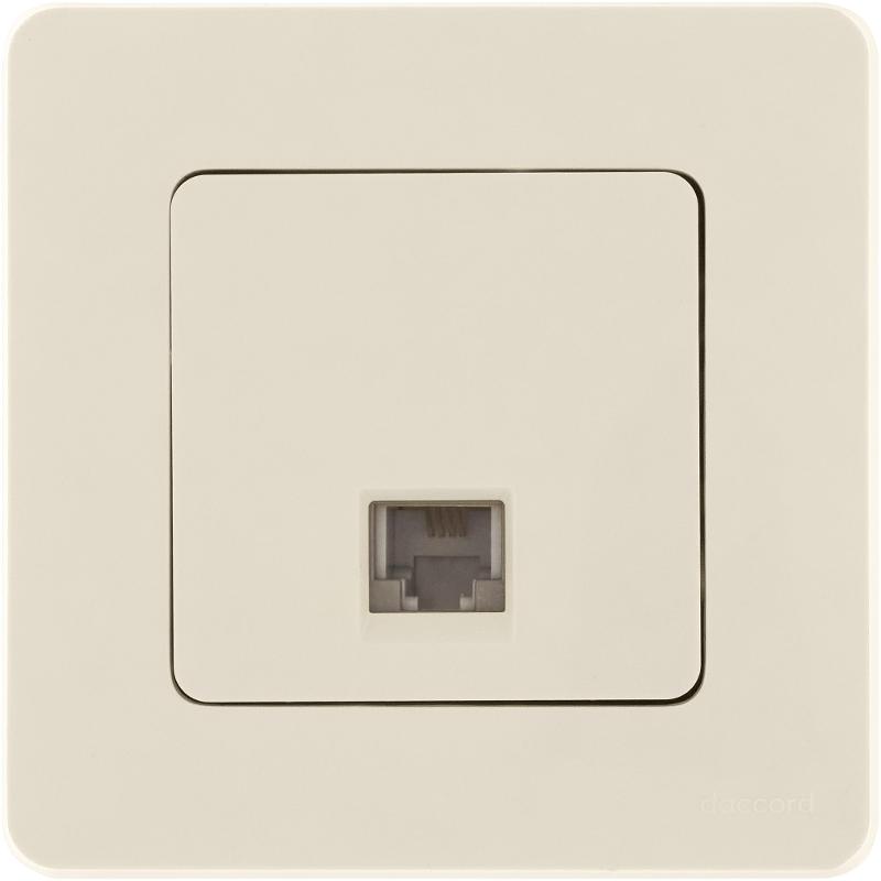 Inspiria Слоновая кость Розетка телефонная RJ11 С/У без рамки | 673821 | Legrand; замена на арт. ИЭК 6738211 — Legrand