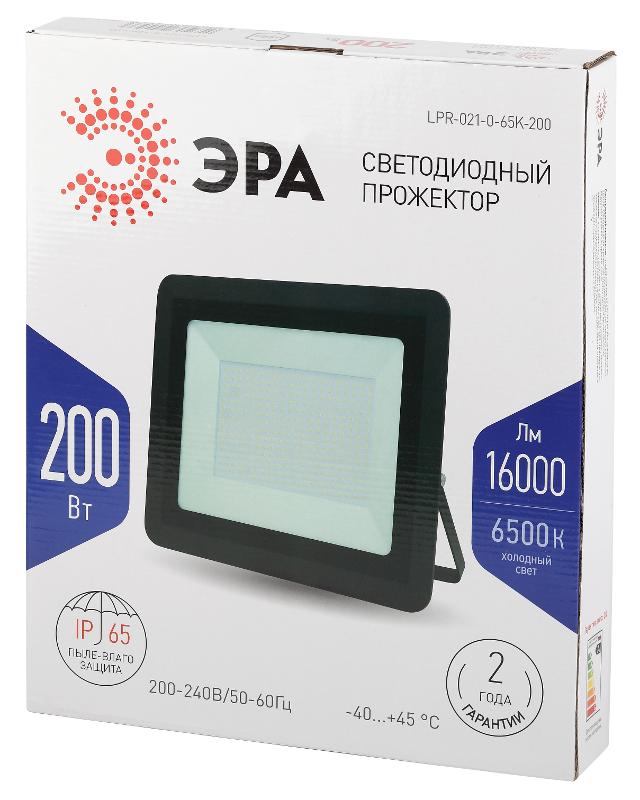 Прожектор светодиодный LPR-021-0-65K-200 200Вт 16000Лм 6500К 390х330х50 | Б0043568 | ЭРА — миниатюра 2