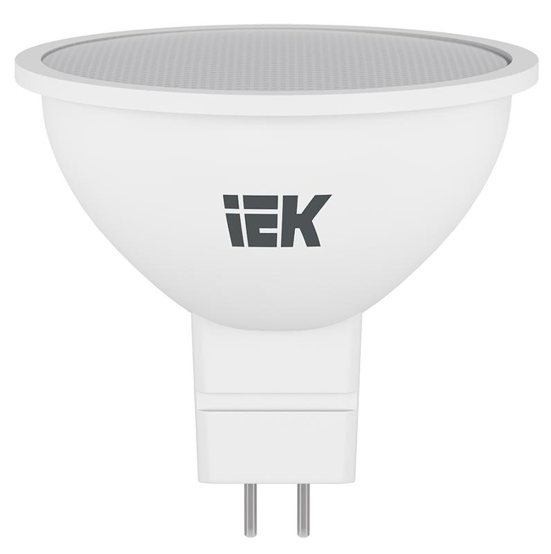 Лампа светодиодная LED 5Вт GU5.3 220В 4000К MR16 софит | LLE-MR16-5-230-40-GU5 | IEK — миниатюра 2