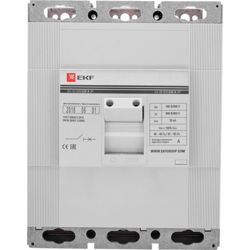 Выключатель автоматический ВА-99 800/400А 3P 35кА EKF | mccb99-800-400 | EKF — EKF