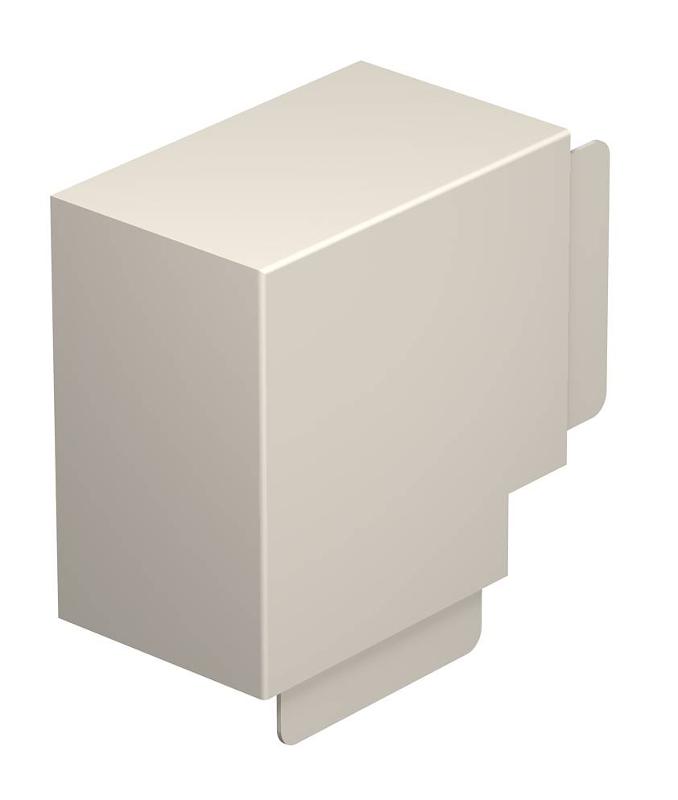 Крышка плоского угла кабельного канала WDK 100x130 мм (ПВХ,кремовый) (WDK HF100130CW) | 6161758 | OBO Bettermann — OBO Bettermann