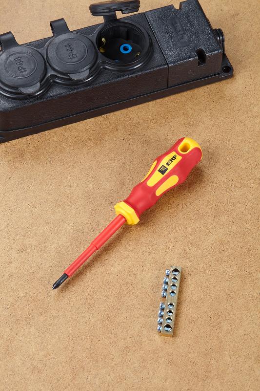 Отвертка Master PH1x80 мм 1000В EKF Basic|ph-1-80-mas-in|EKF — миниатюра 3